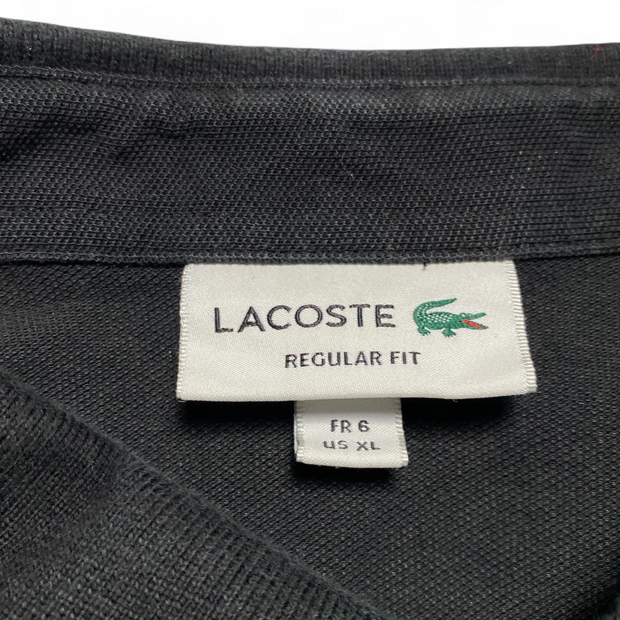 Lacoste Black Polo Short Sleeve Shirt