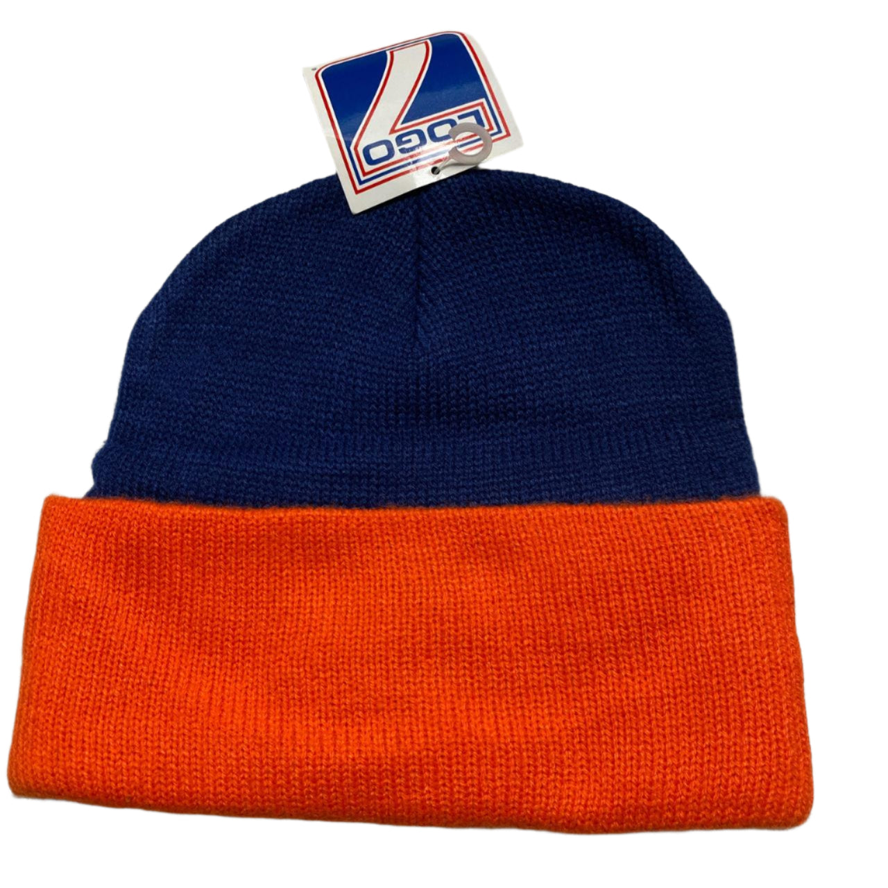 Chicago Bears 90’s Vintage Beanie Hat Orange and Blue