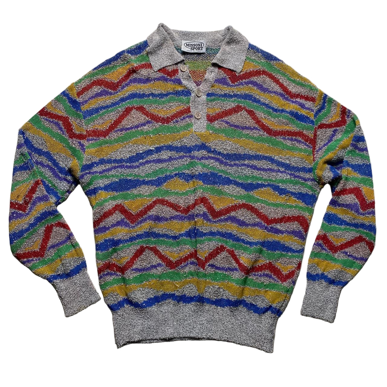 Missoni Sport Vintage Multi Colour Viscose Jumper (S)