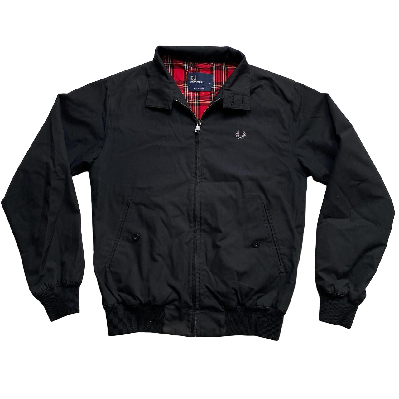 Fred Perry Black Bomber Jacket (S)