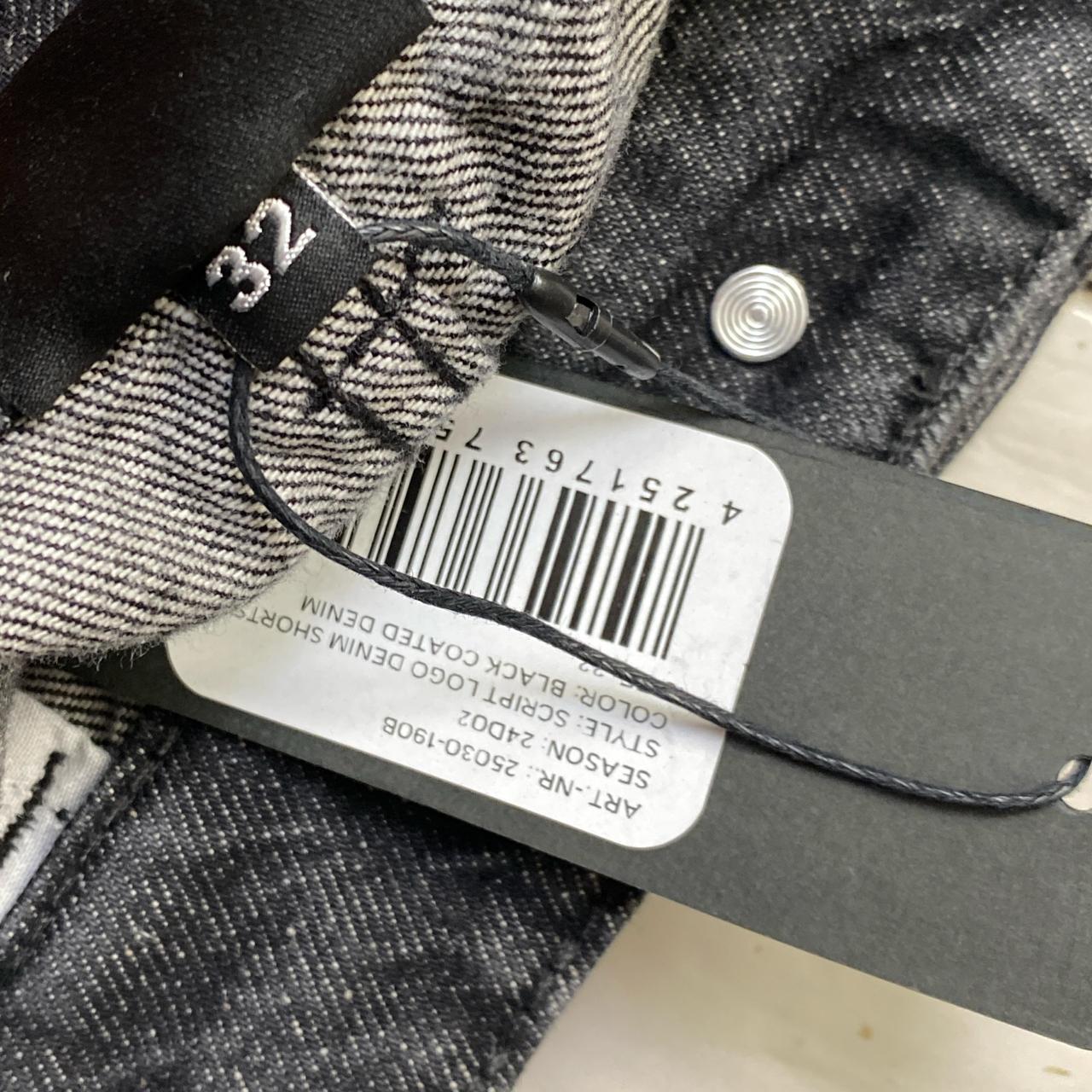 6PM SixPM Season Black Shiny Denim Jorts Jean Shorts (W 32)