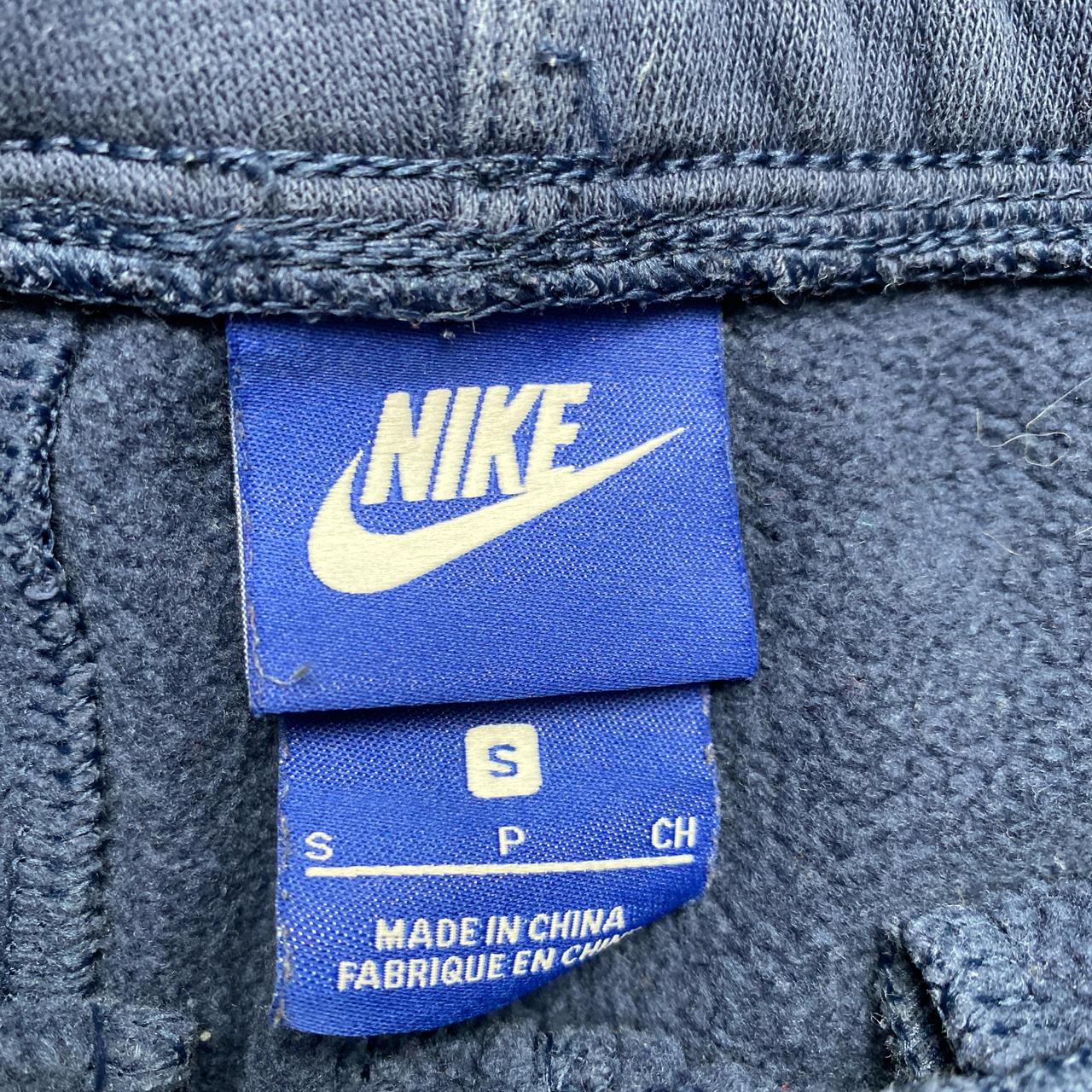 Nike Navy and White Swoosh Joggers (S)
