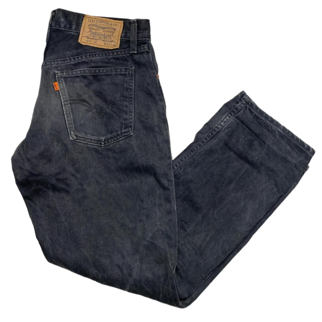 Levis 618 02 Vintage Dark Grey Jeans (W 30)