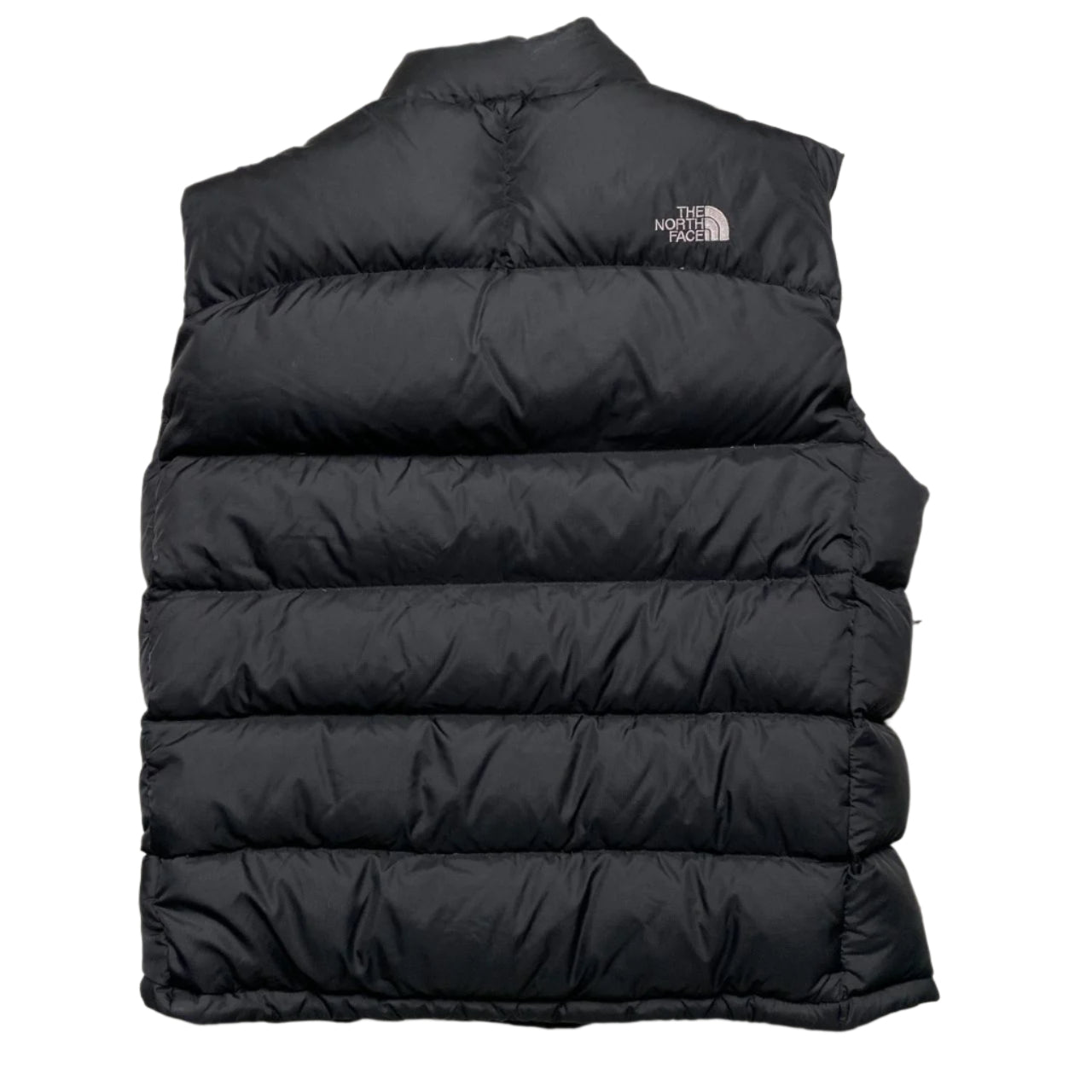 The North Face Nuptse 700 Fill Black and White Gilet (L)