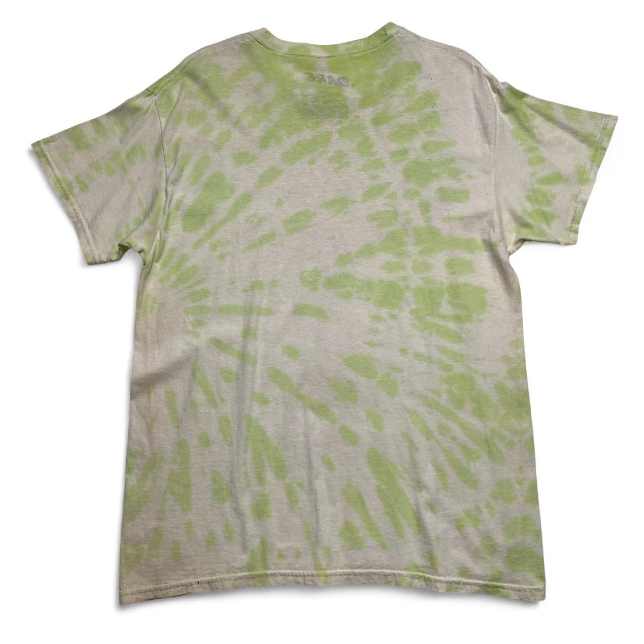 Dare To Keep Kids Off Drugs Green White and Purple Tie Dye T Shirt (L)
