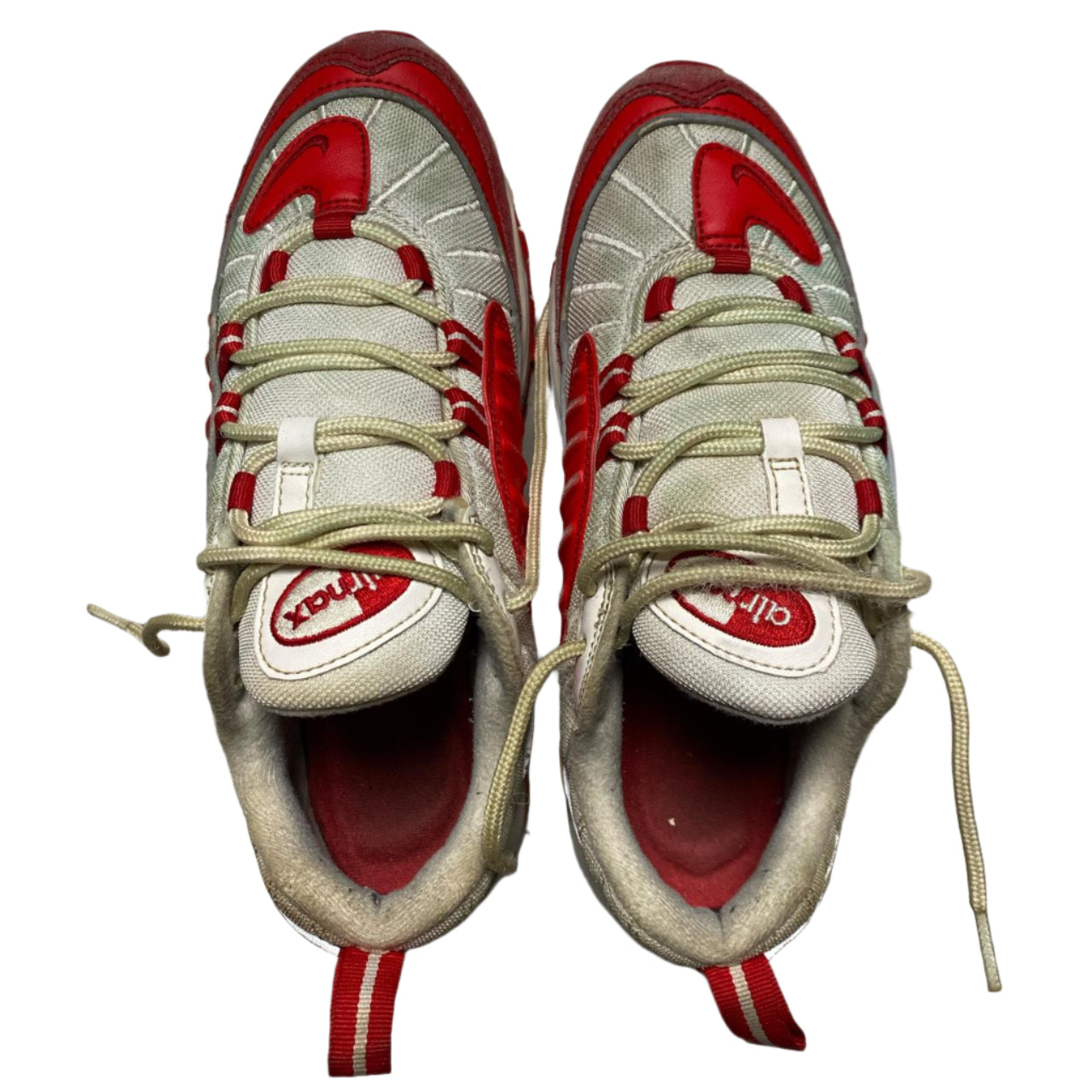 Nike Air Max 98 White and Red (UK 5.5)