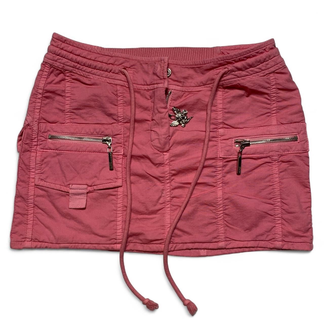 Just Cavalli Vintage y2k Pink cargo mini skirt (28W)