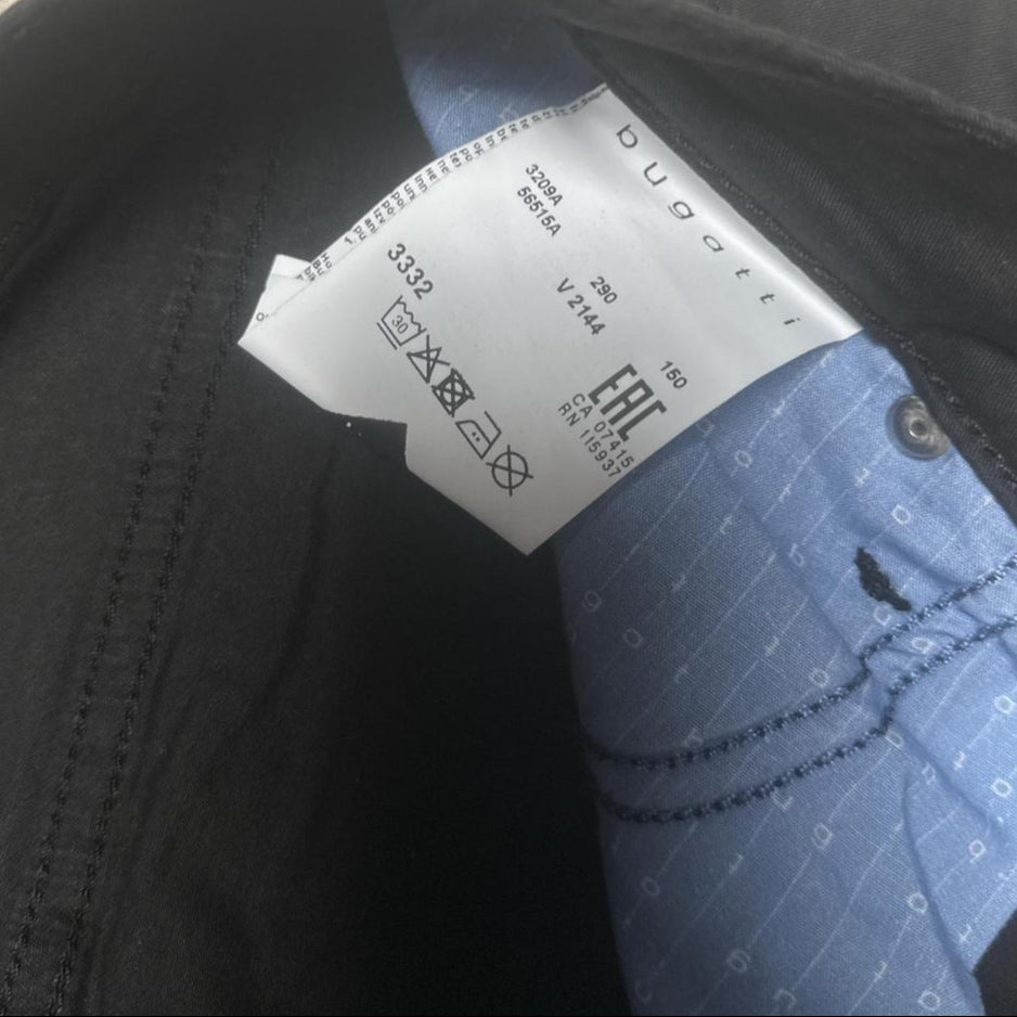 Bugatti Black Jean Trousers (W 34)