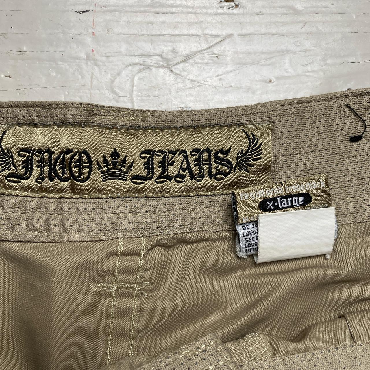 JNCO Jeans Cargo Combat Khaki Skull Shorts