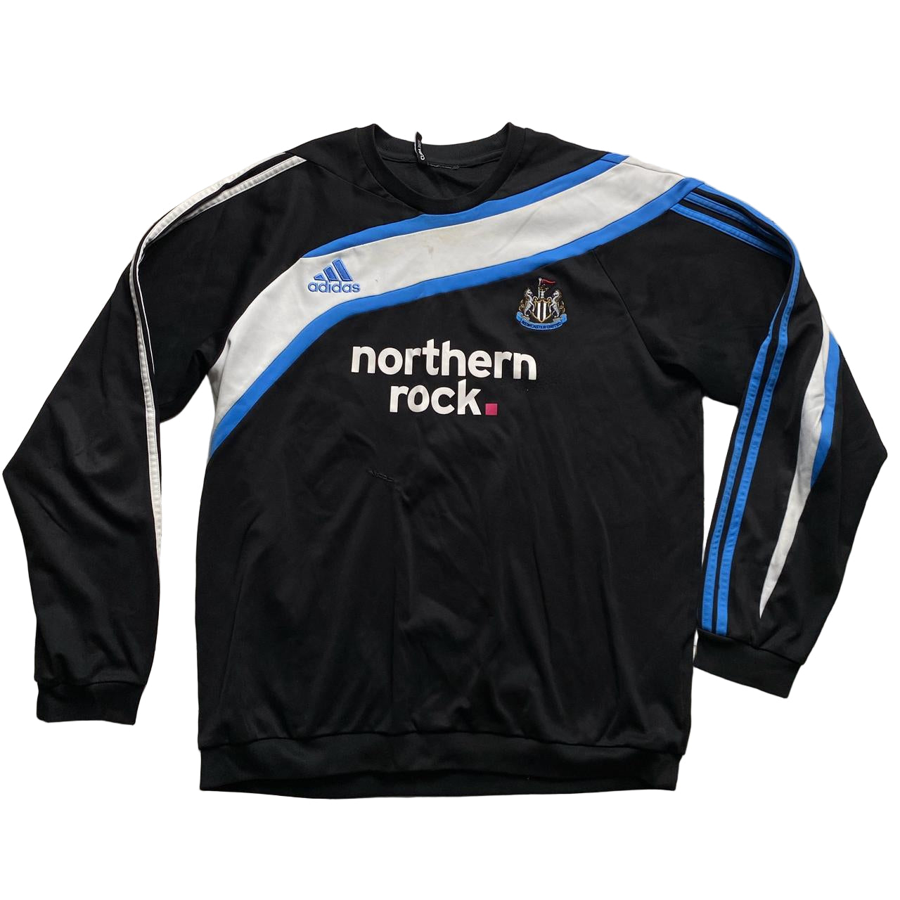 Newcastle United Vintage Adidas Clima 365 Long Sleeve Football Training Jersey (L)