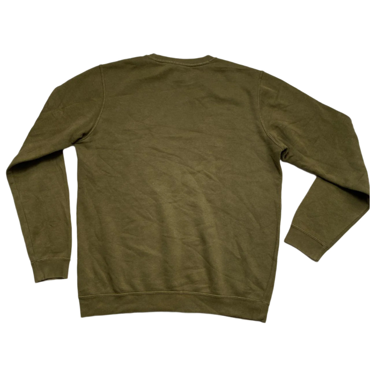 Nike Khaki Green and White Tracksuit Jumper and Joggers (M)