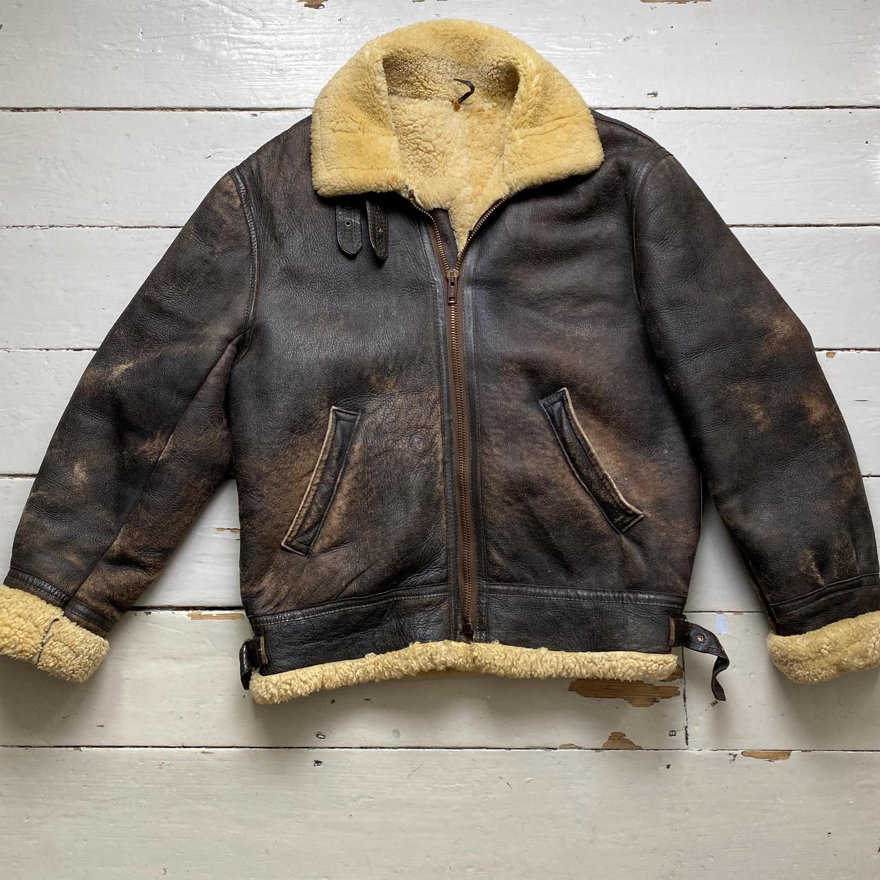 Vintage Sherling Sherpa Jackey Brown and Cream