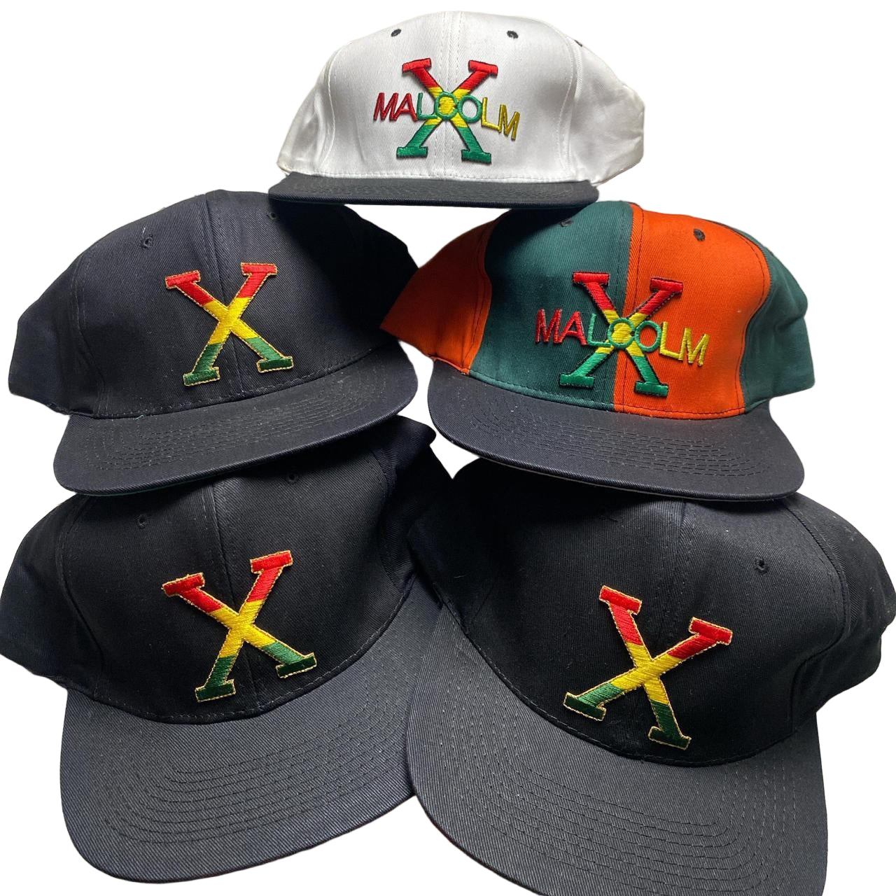Malcolm X Vintage Snapback Caps
