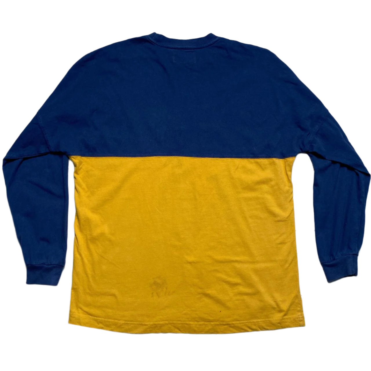 Palace Navy and Yellow Long Sleeve T Shirt (L)