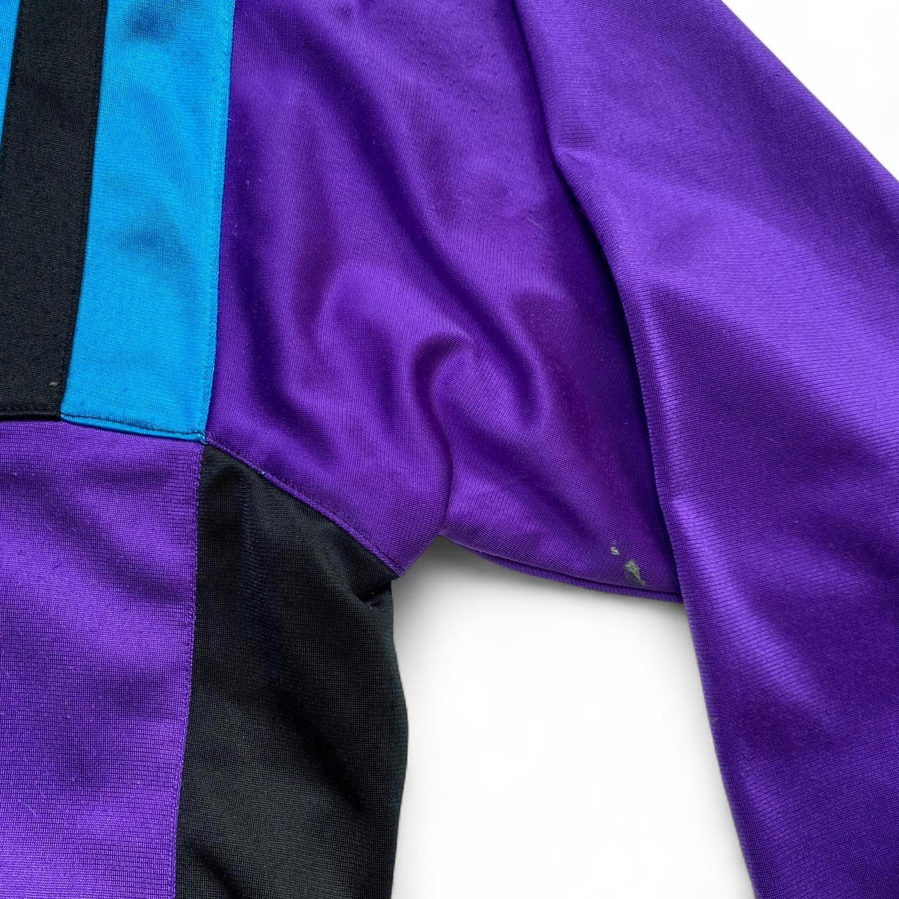 Nike Vintage 90’s Black Purple and Blue Tracksuit Jacket (XL)
