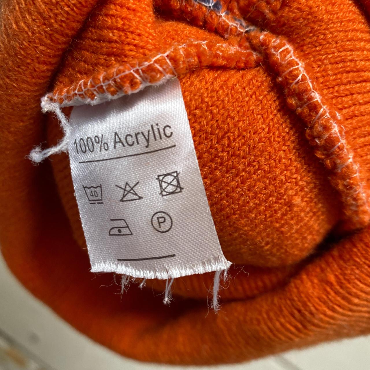 Easy Jet Orange and White Bobble Beanie Hat
