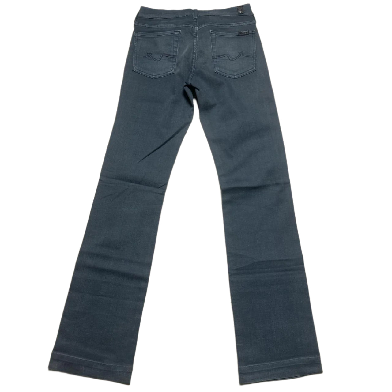 7 For All Mankind Blue Straight Flair Jeans (W 26)