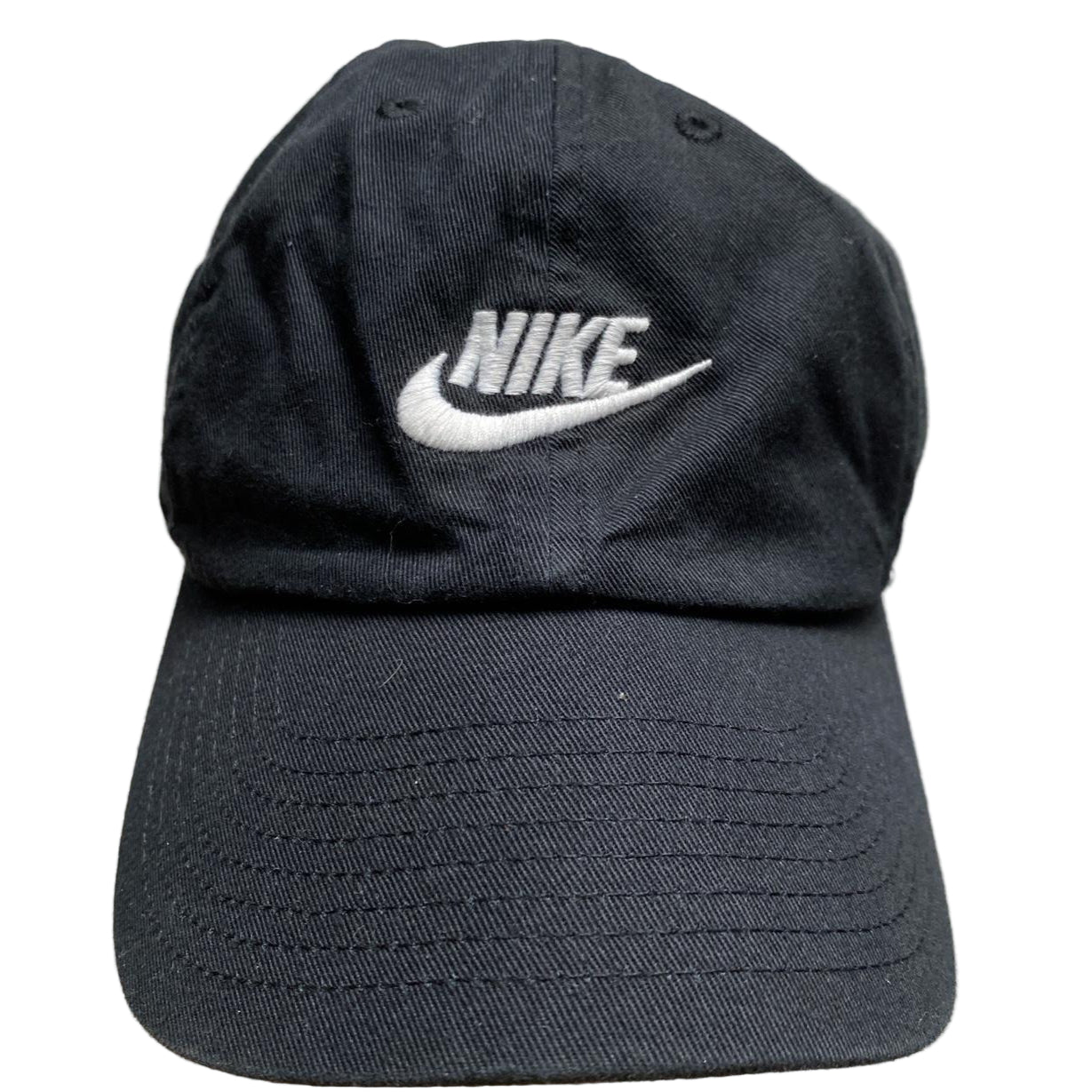 Nike Swoosh Black and White Cap