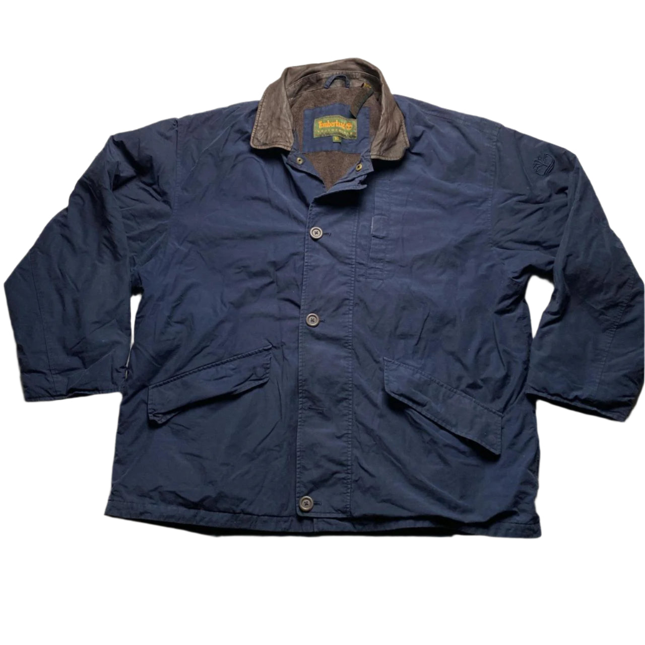 Timberland Navy Padded Pea Coat (XL)