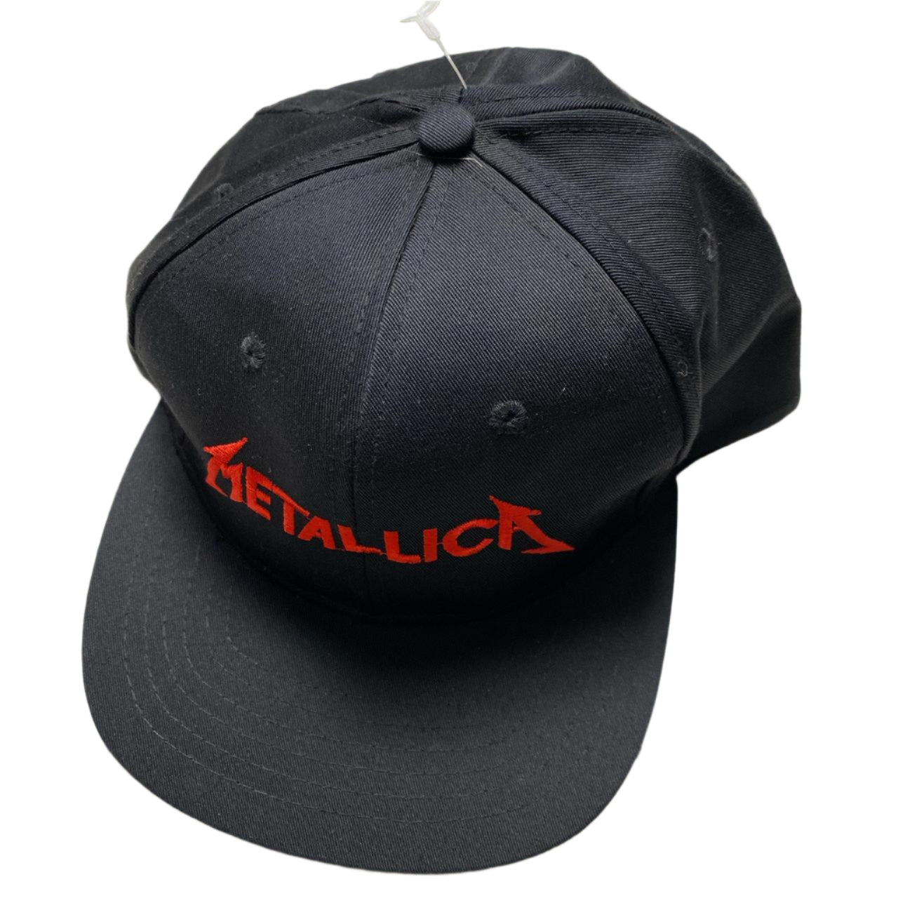 Metallica Vintage 90’s Green Brim Cap Black and Red Snapback Cap