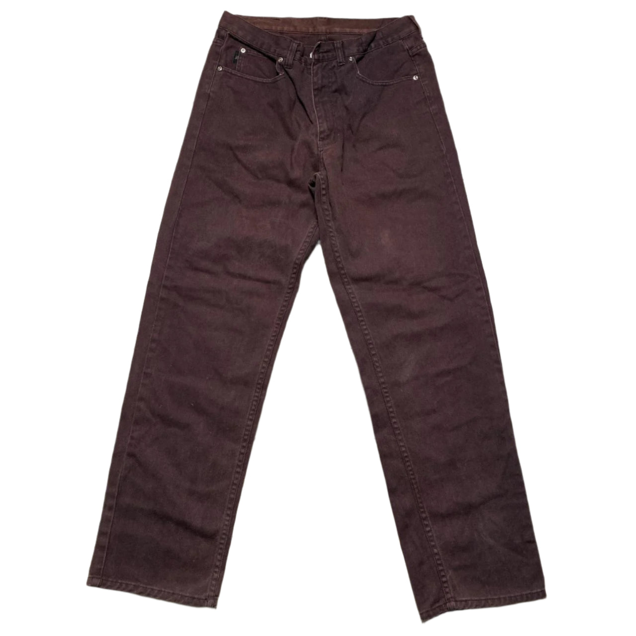 YSL Yves Saint Laurent Brown Baggy Jeans (34W)