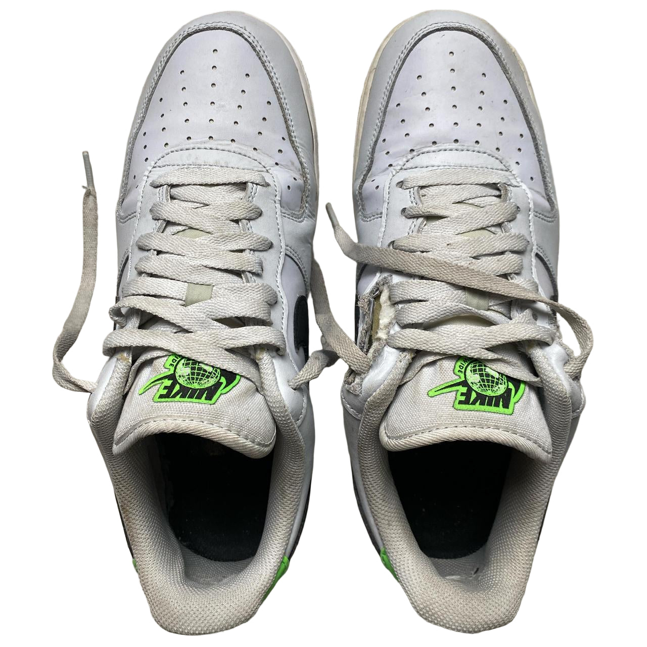 Nike Air Force 1 Grey/White and Black (UK 9)