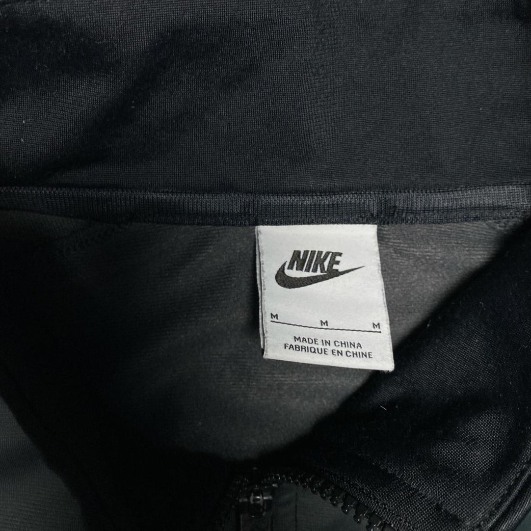 Nike Black Grey and White Tracksuit Jacket (M)