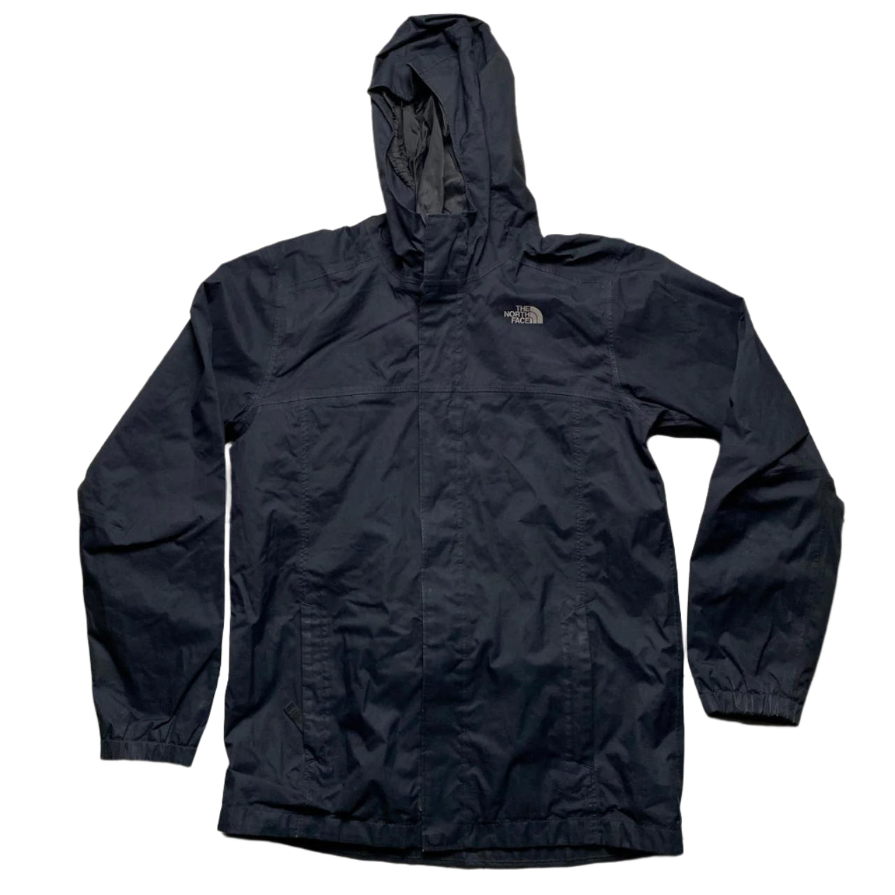 The North Face Dryvent Black and Silver Windbreaker Jacket (S)
