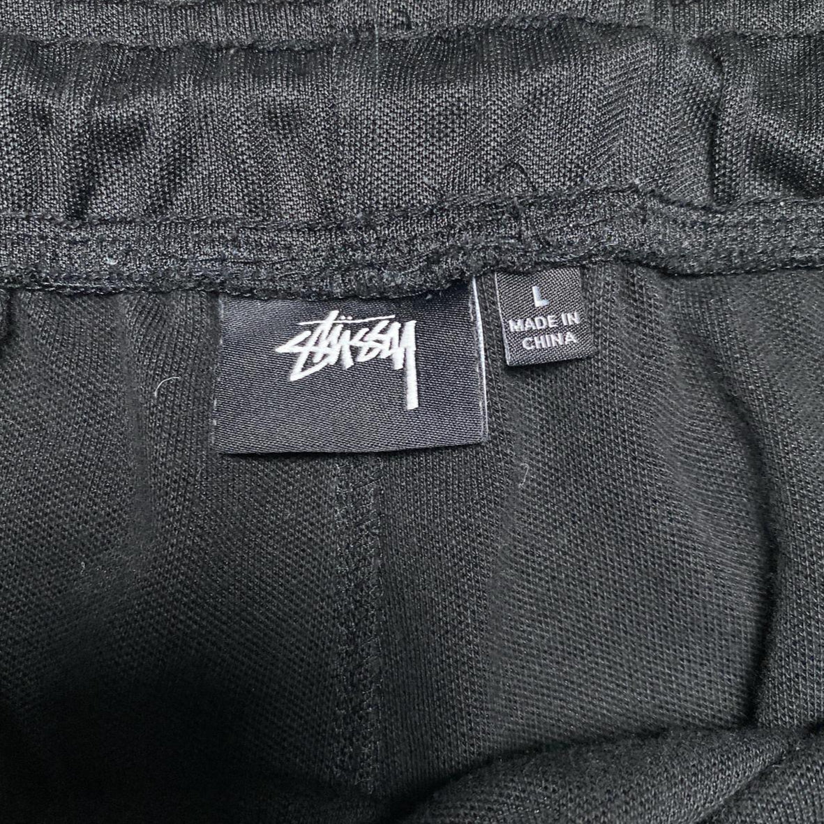 Stussy Black and White Trackpant Bottoms (L)