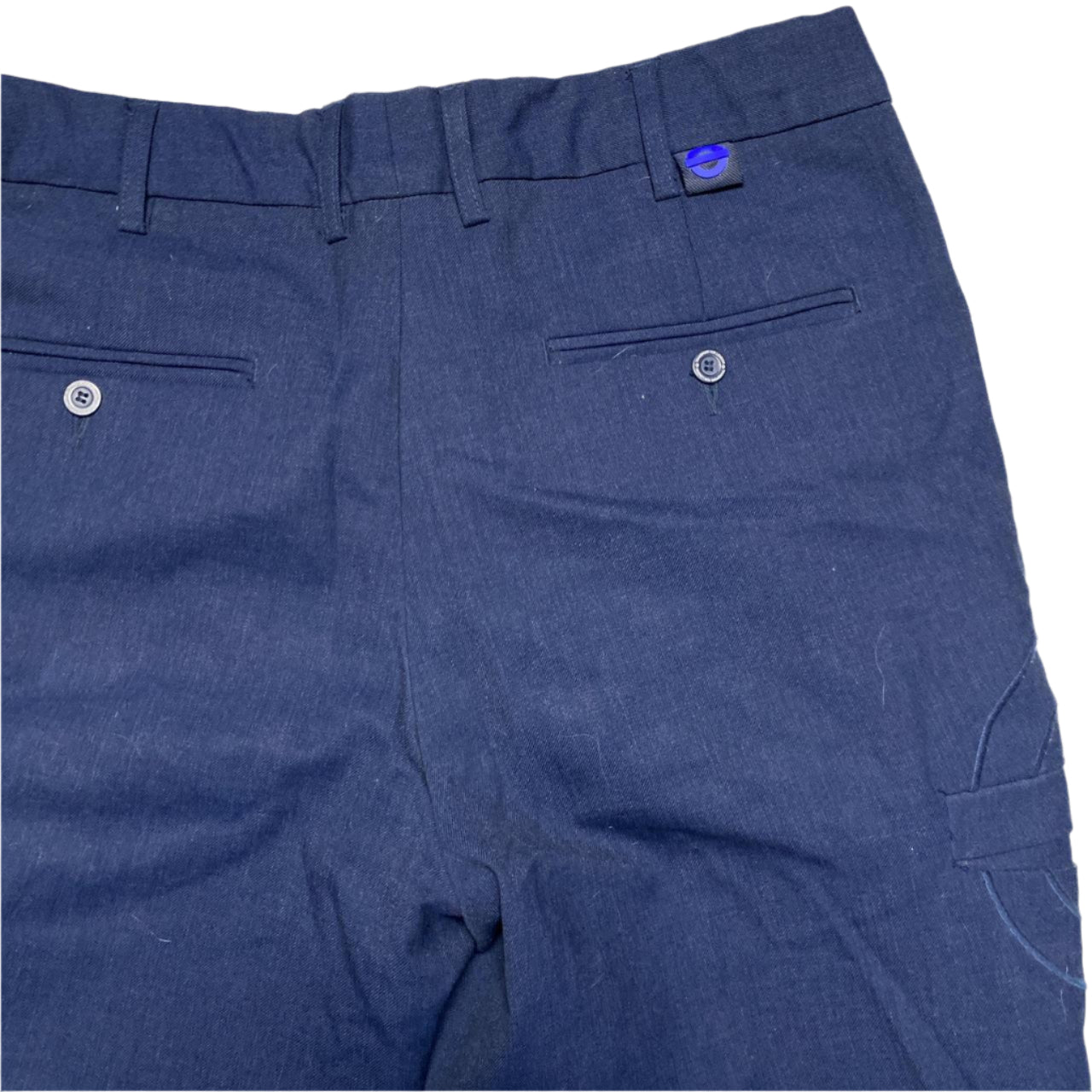 Workwear Navy Cargo Trousers (W 36)