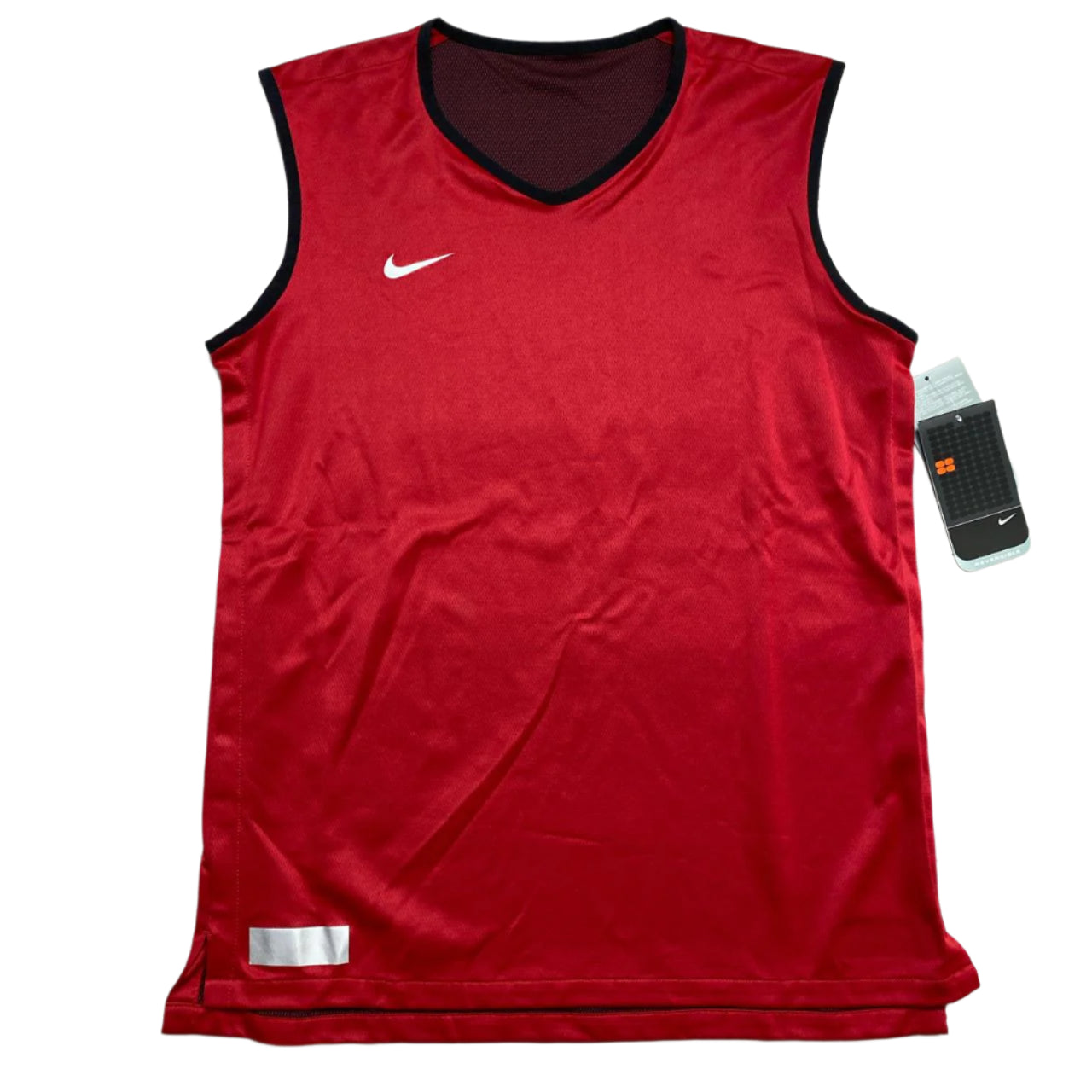 Nike Vintage y2k Womens Red and Black Vest (M)