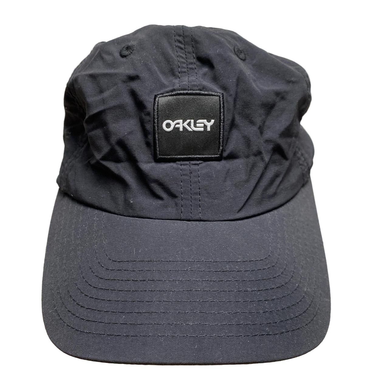 Oakely Black and White Nylon Cap