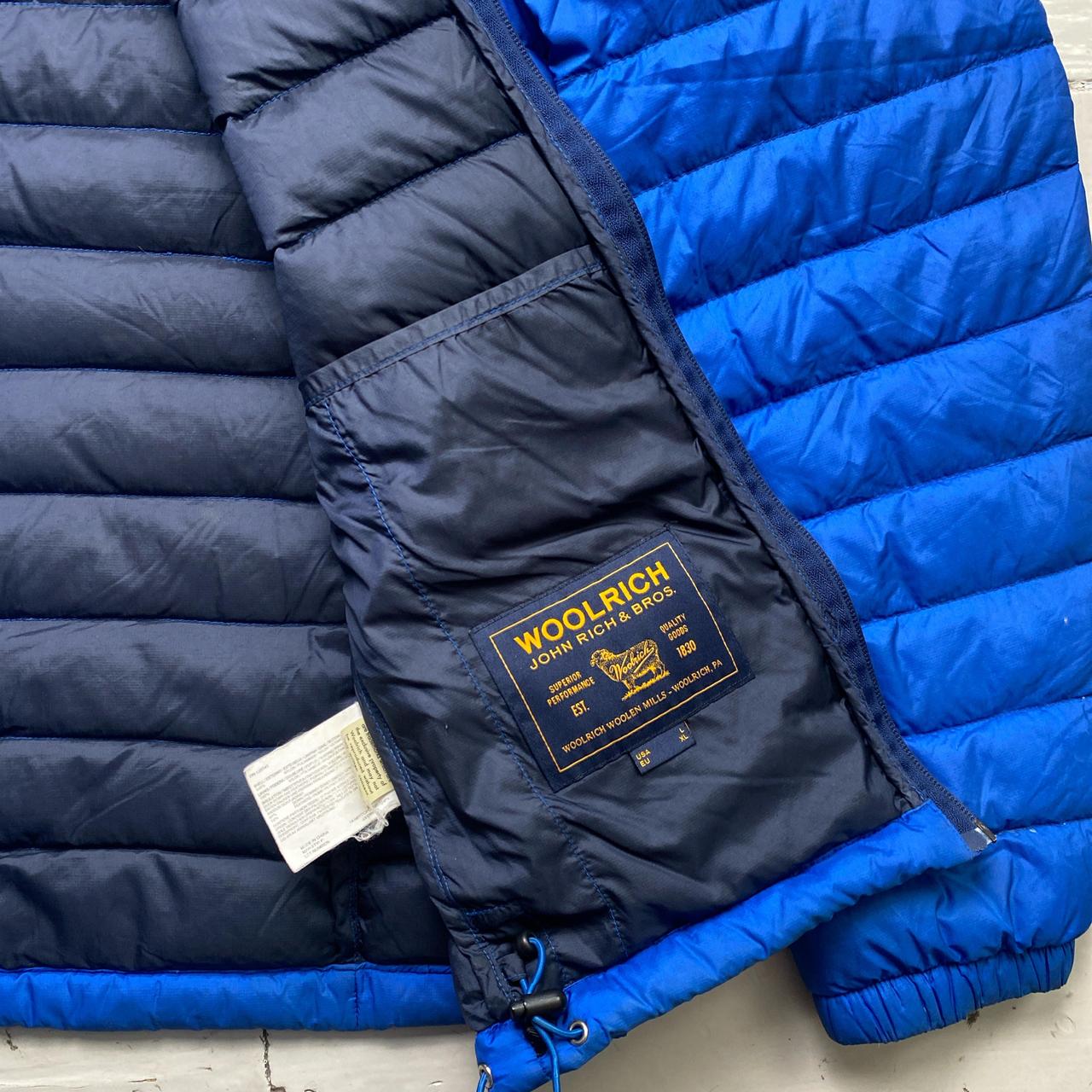 Woolrich Blue Padded Puffer Jacket (L)