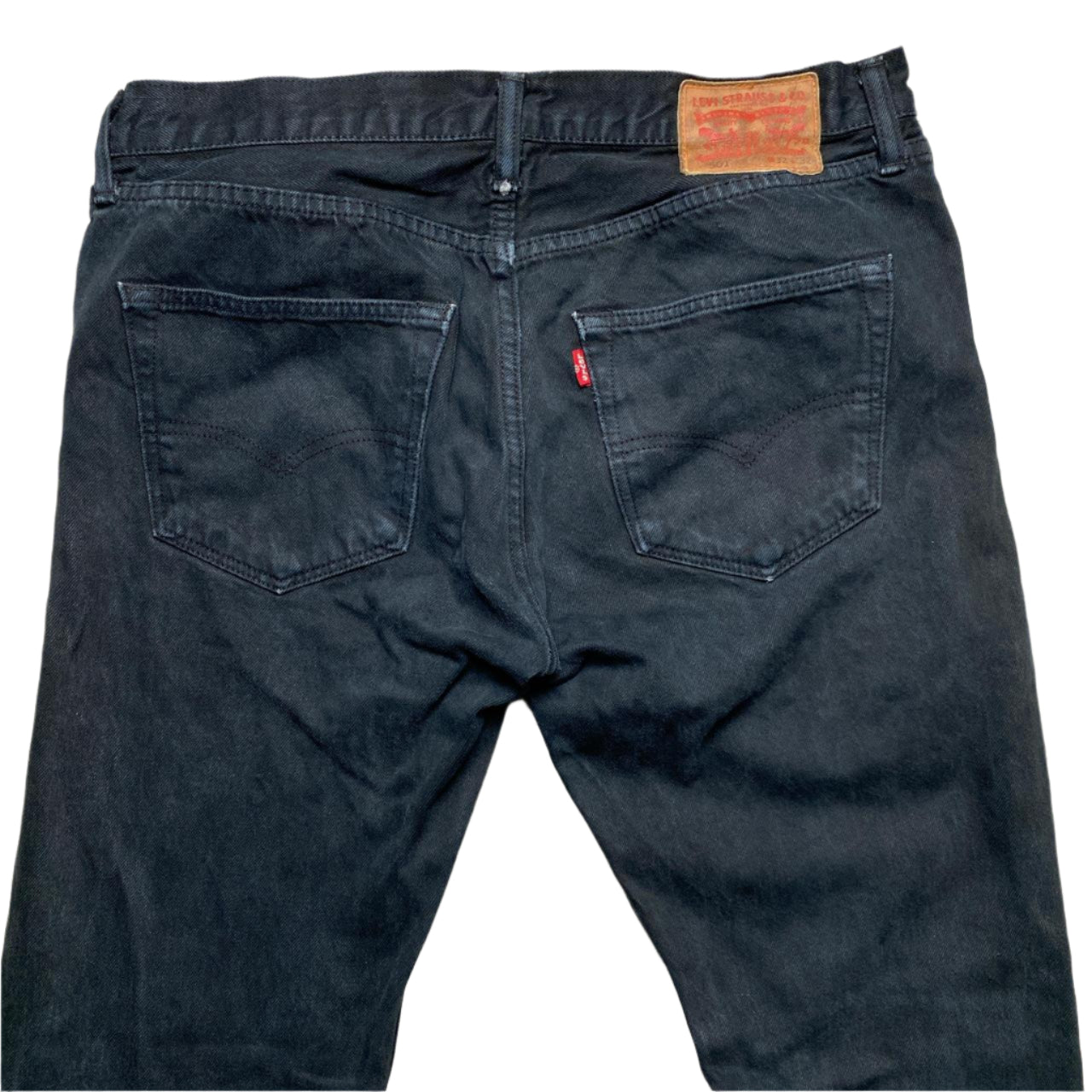 Levis 501 Black Baggy Jeans (32W)