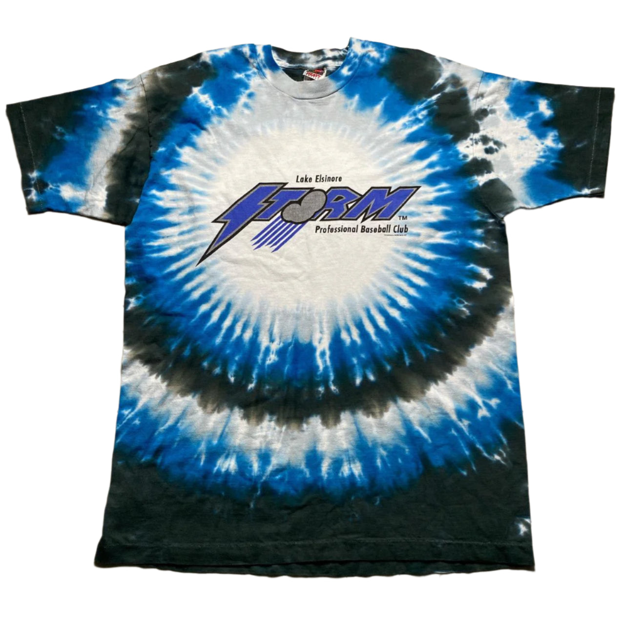 Lake Elsinore Storm Baseball Vintage 90’s Tie Dye T Shirt (2XL)
