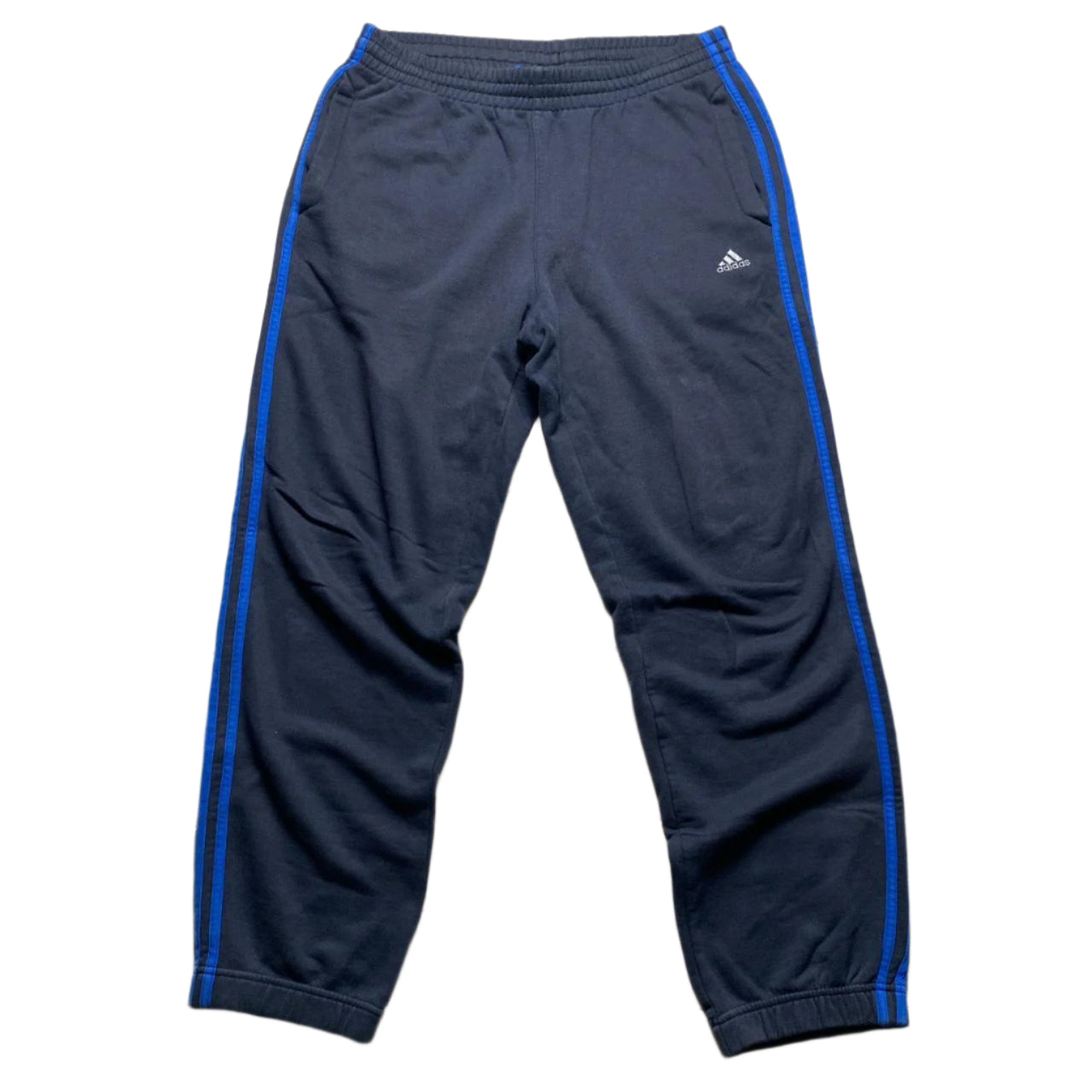 Adidas Performance Essentials Navy and Blue Baggy Joggers (M)