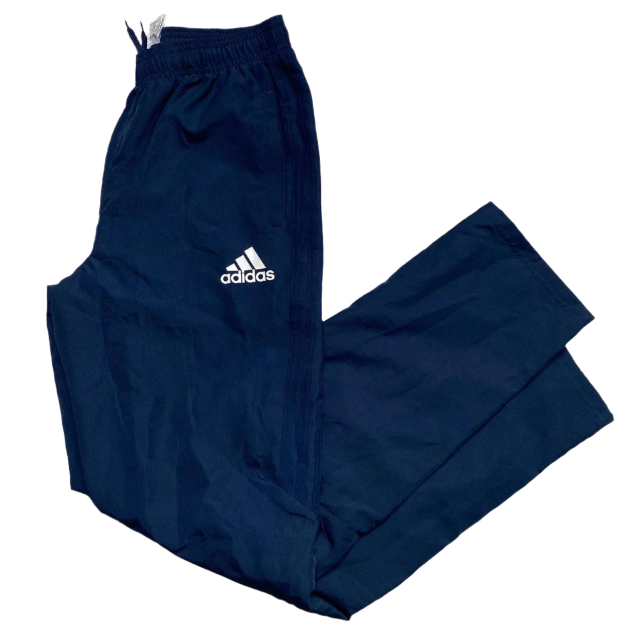 Adidas Climalite Navy and White Shell Trackpant Bottoms (S)