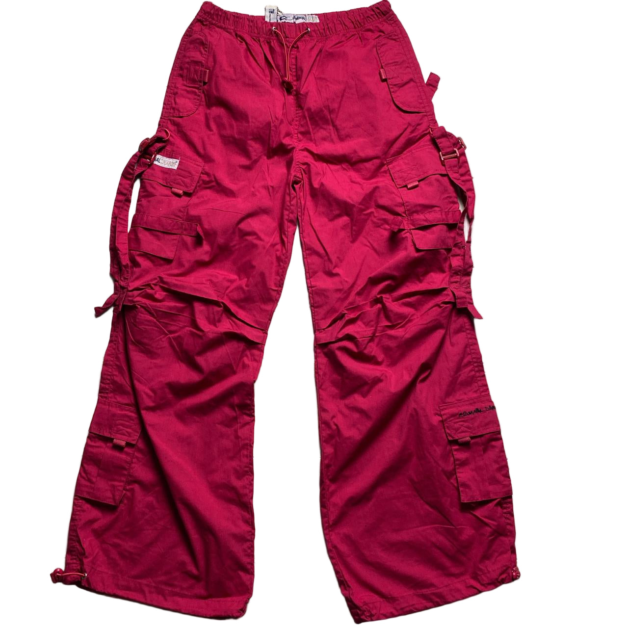 Criminal Damage Vintage y2k Pink Baggy Cargo Combat Trousers (MB/LB)