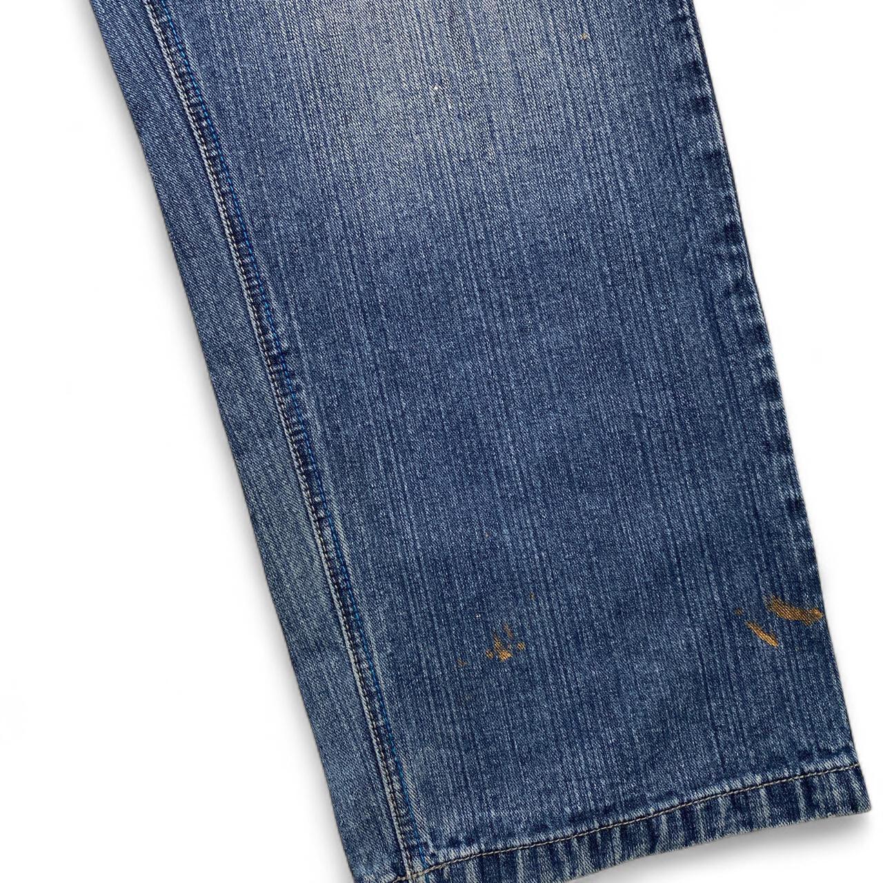 South Pole Vintage Sneaker Embroidery Light Blue Distressed Jeans