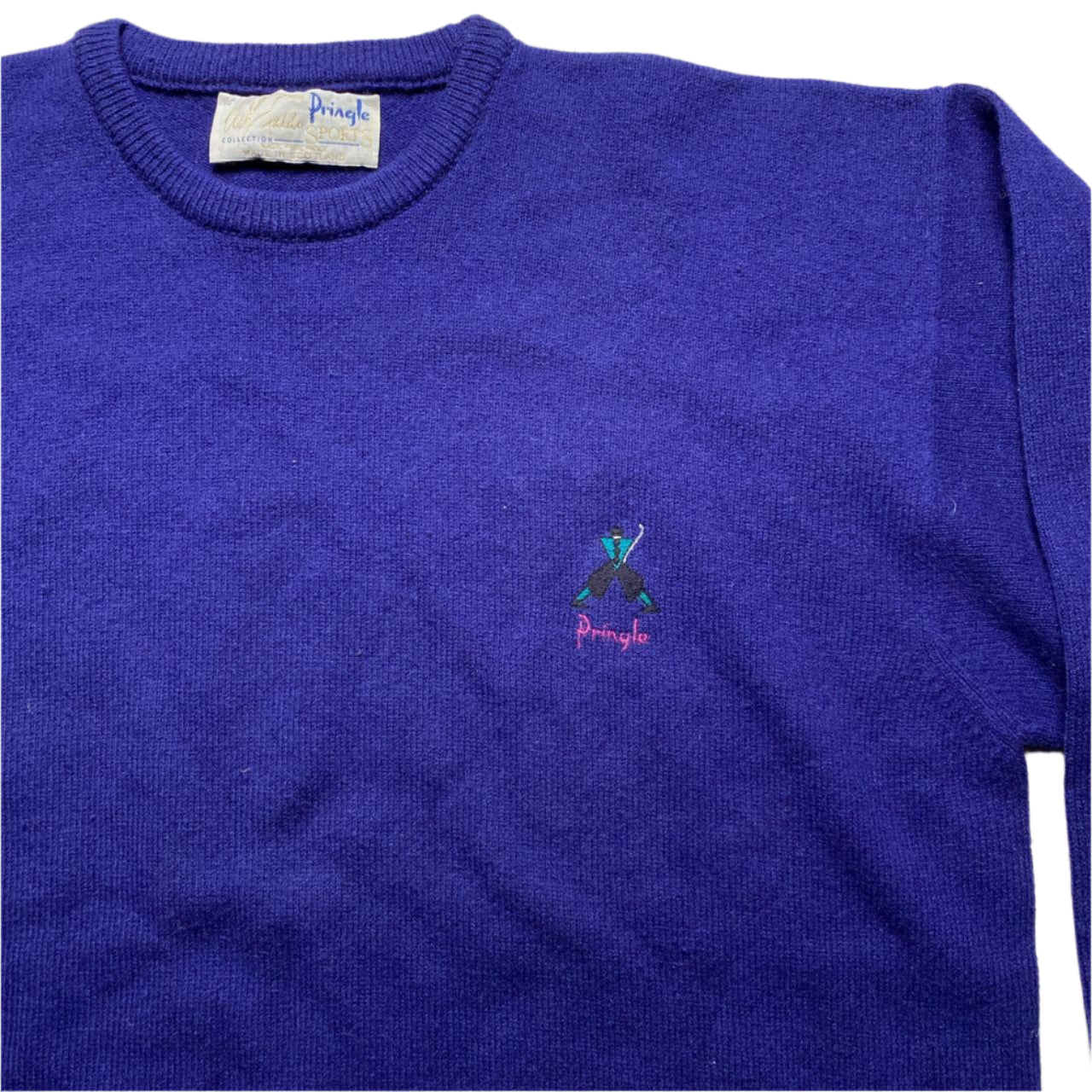 Pringle Blue Vintage Wool Jumper (L)