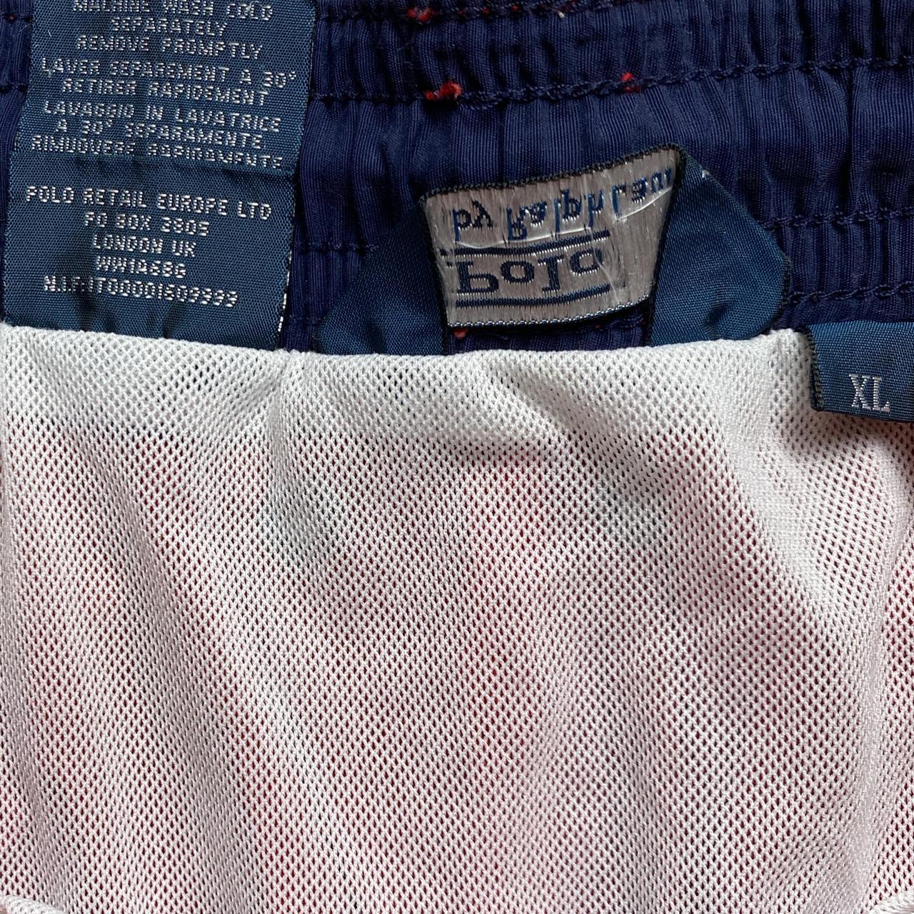 Polo Ralph Lauren Red and Navy Swim Shorts (XL)