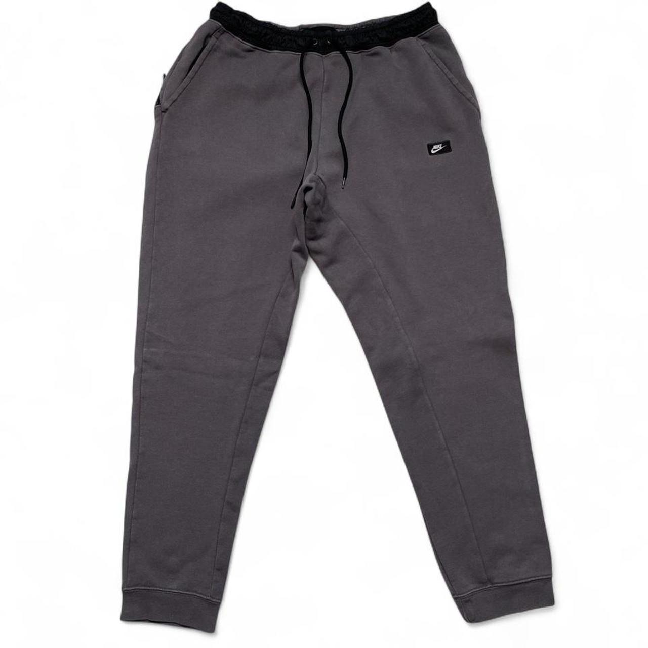 Nike Box Logo Grey and Red Joggers (L)
