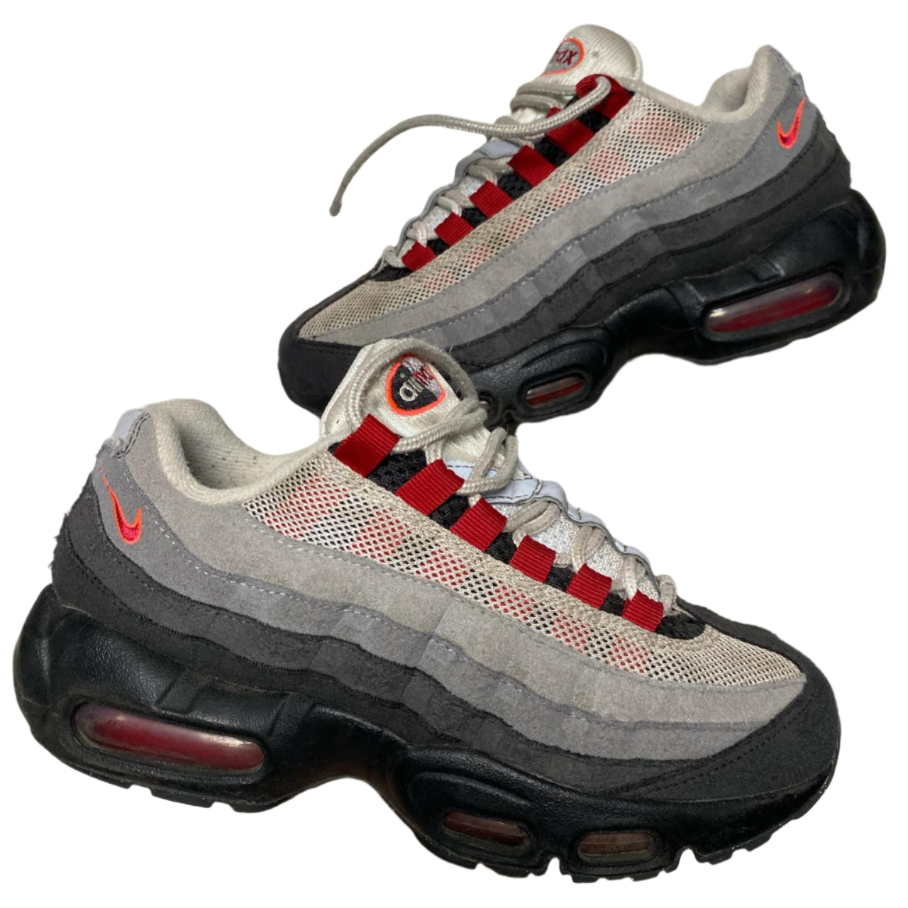 Nike Air Max 95 OG Chili Red and Grey (UK 4)