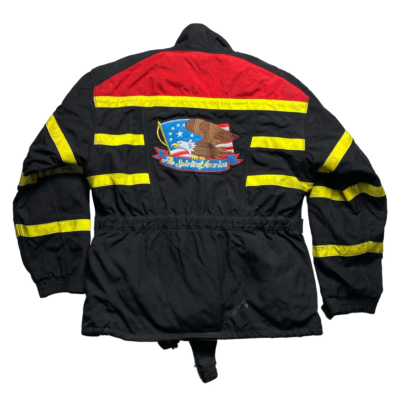 The Spirit of America Vintage Biker Reflective 3M Jacket (XL)