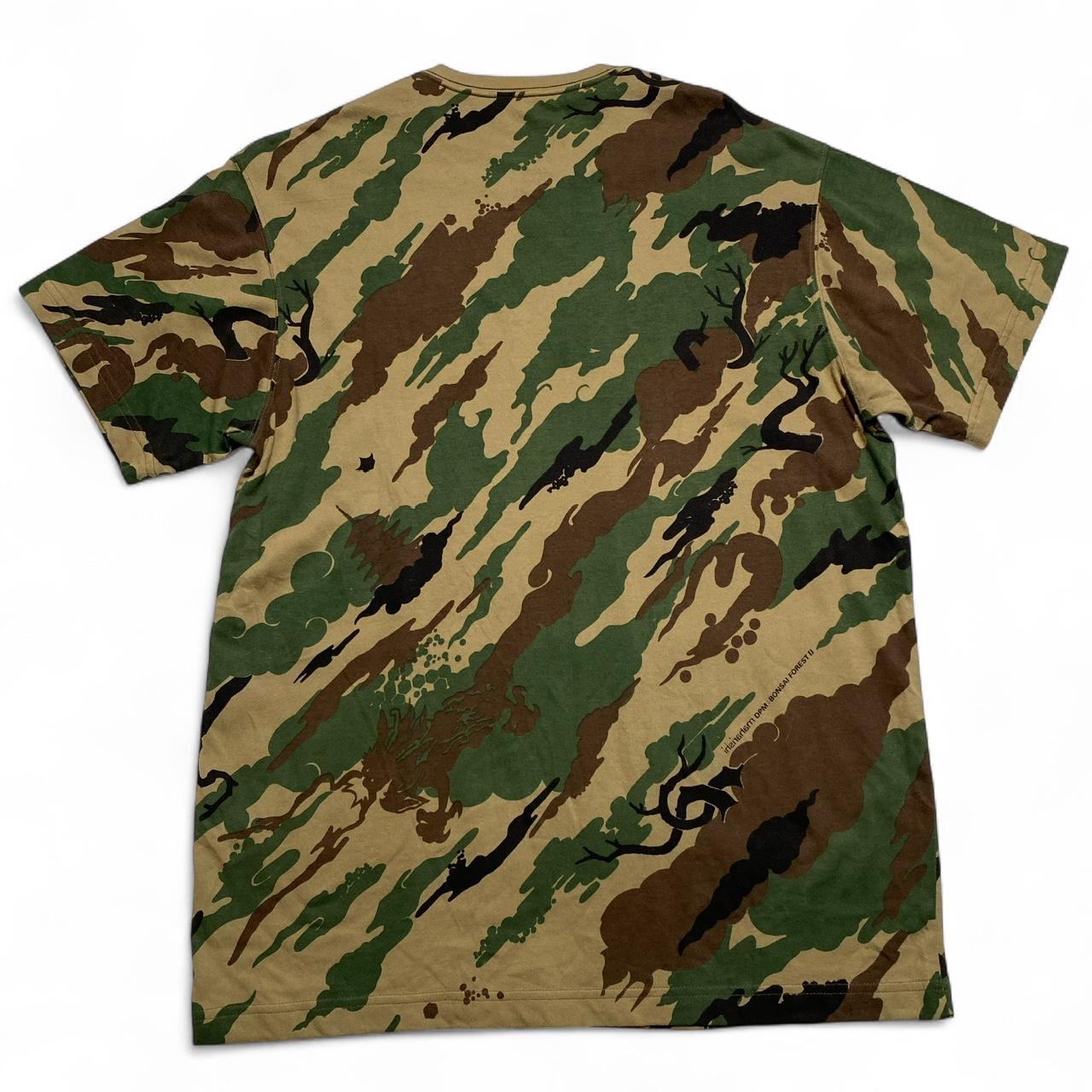 Maharishi Camouflage Green and Brown T Shirt (2XL)