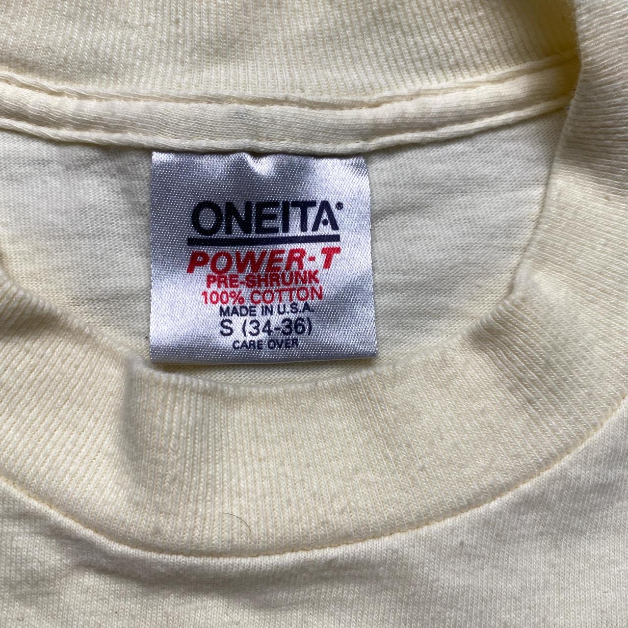 1991 Colt Fodder Buffalo Bill Cody Wyoming Annie Oakley Vintage 90’s Cream T Shirt (S)