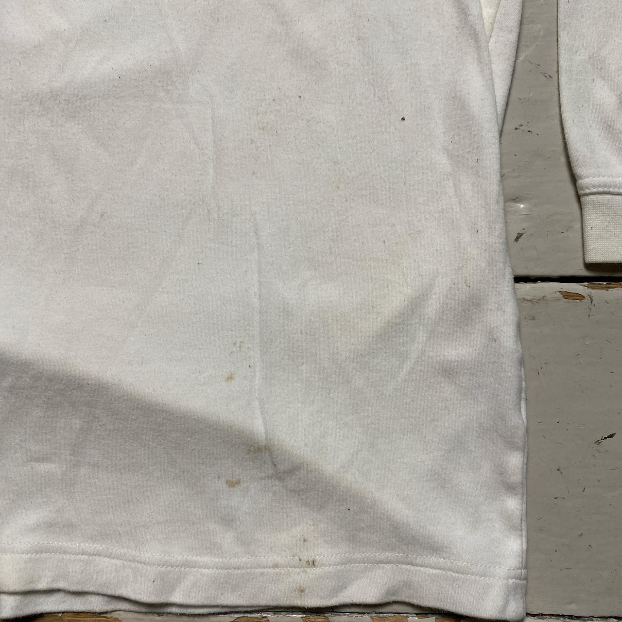 Paco Vintage White Turtle Neck Long Sleeve Jumper (M)