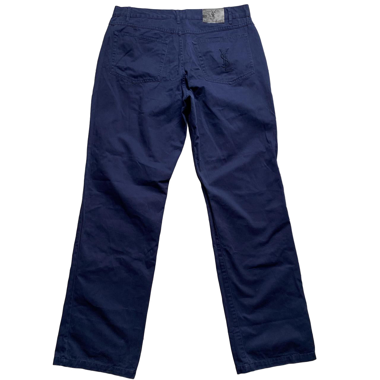 Yves Saint Laurent Vintage YSL Navy Jean Trousers (34W)