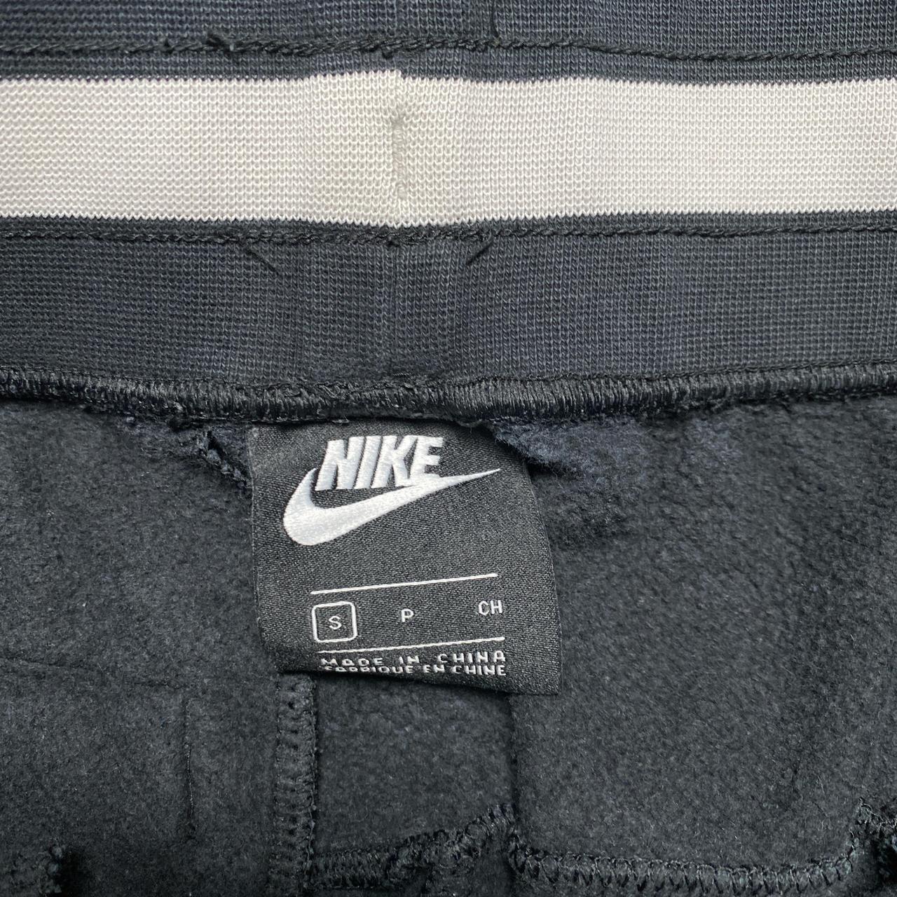 Nike Black and White Spellout Joggers (S)