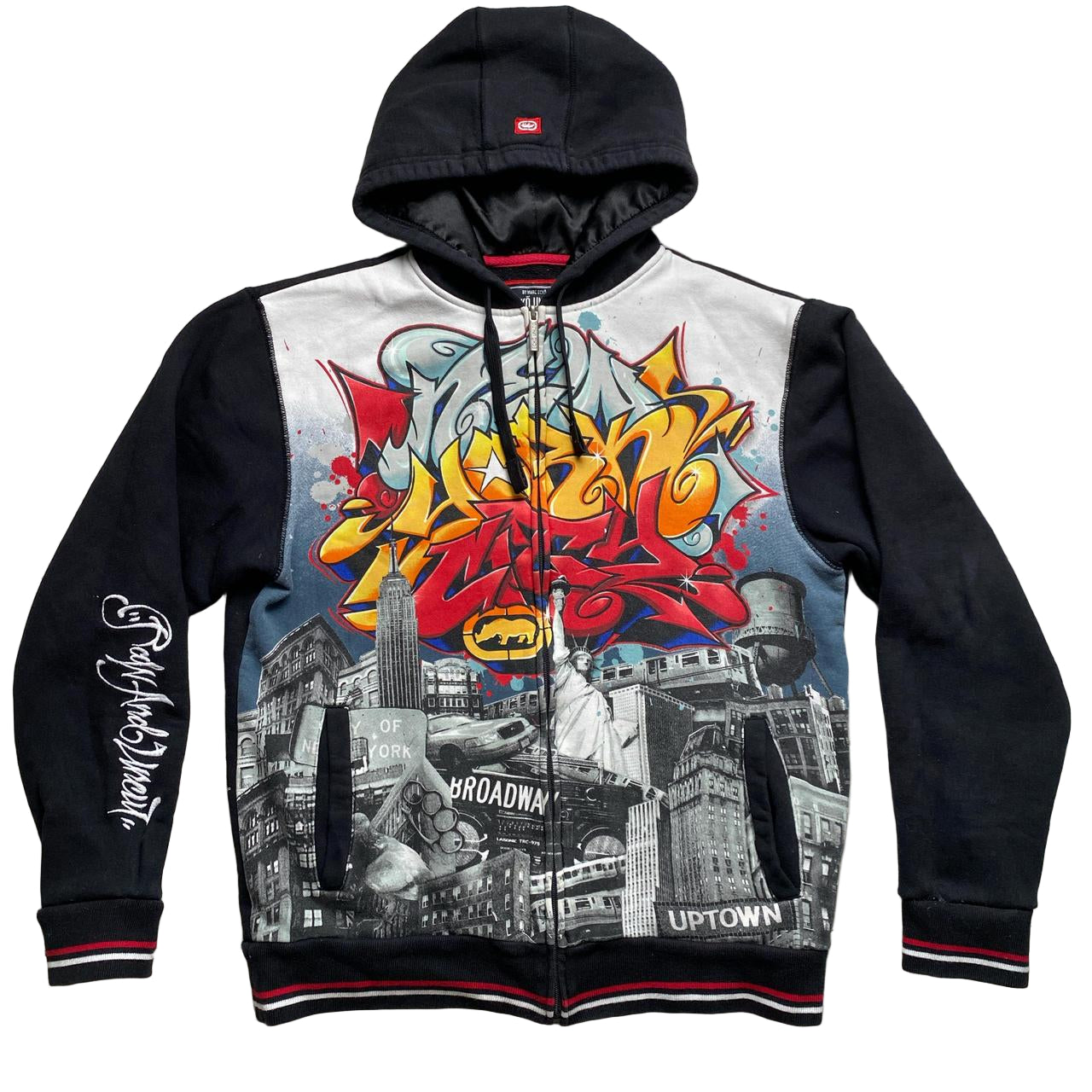 Ecko UNLTD New York City Graffiti Hoodie (M)